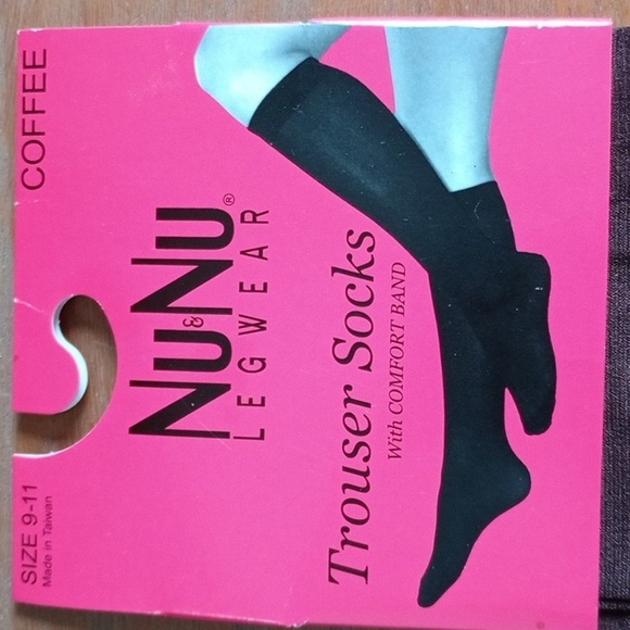 Nunu legware trouser socks 9-11 coffee - Picture 2 of 2